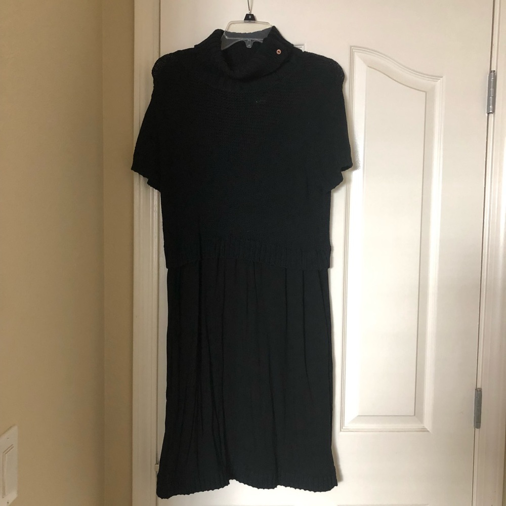 Skunkfunk Black Turtle Neck Dress